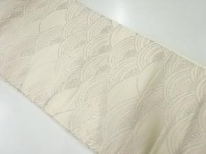 アンティーク 菊青海波模様織出し袋帯(材料)